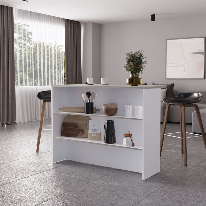 ISLA COCINA 120X60X90 CM FM-003G GRIS-5