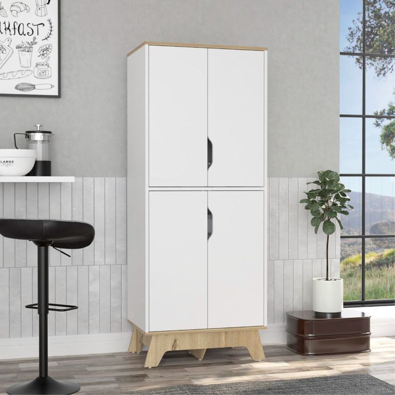 MUEBLE ALACENA 4 PUERTAS FM-001B BLANCO-4