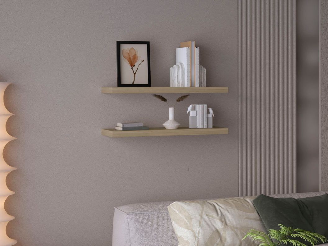 REPISA FLOTANTE 80x25x3,8 CM FM-041B X1 UNIDAD - BEIGE-5