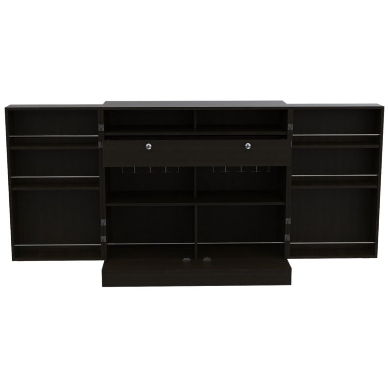 Bar Extensible 2 Puertas 1 Cajon Fm-011N Negro-4
