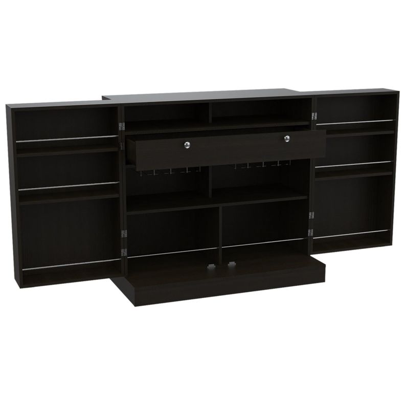 Bar Extensible 2 Puertas 1 Cajon Fm-011N Negro-5
