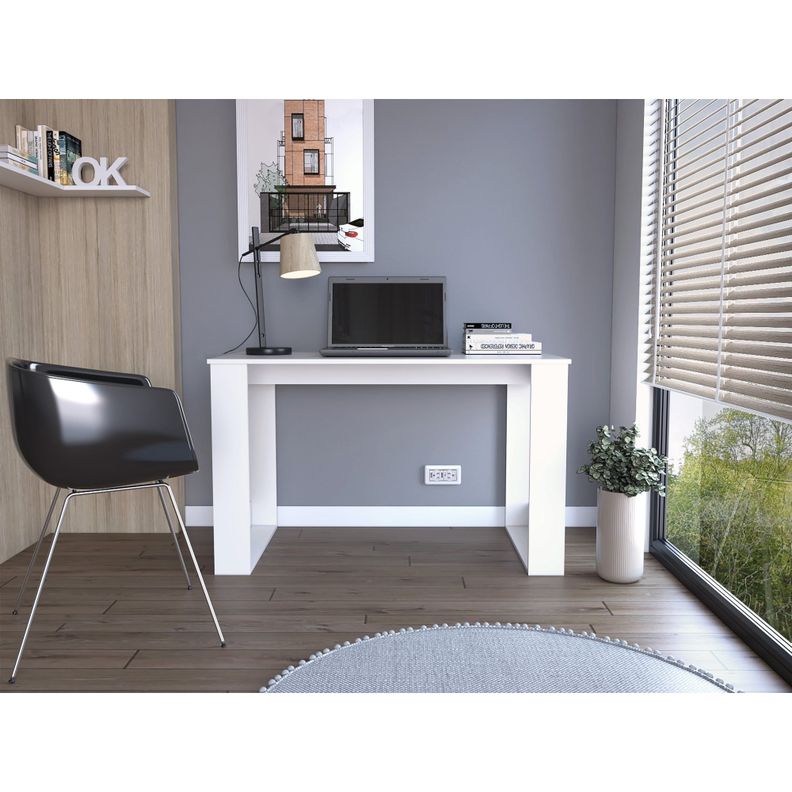 ESCRITORIO 120X73X60 CM FM-057B - BLANCO-4