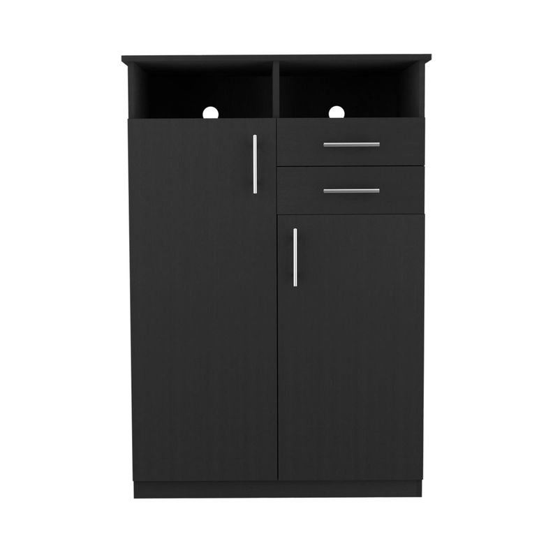 CLOSET 2 PUERTAS 2 CAJONES FM-022N - NEGRO-1