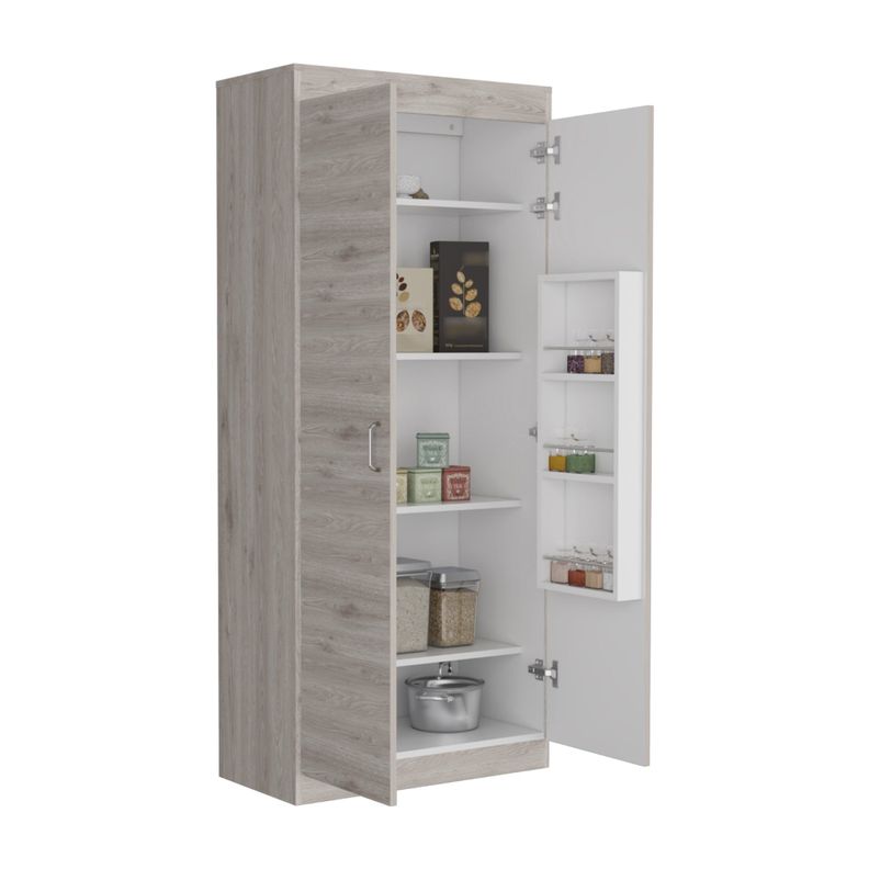 MUEBLE ALACENA 2 PUERTAS FM-012C - CAFÉ CLARO-3