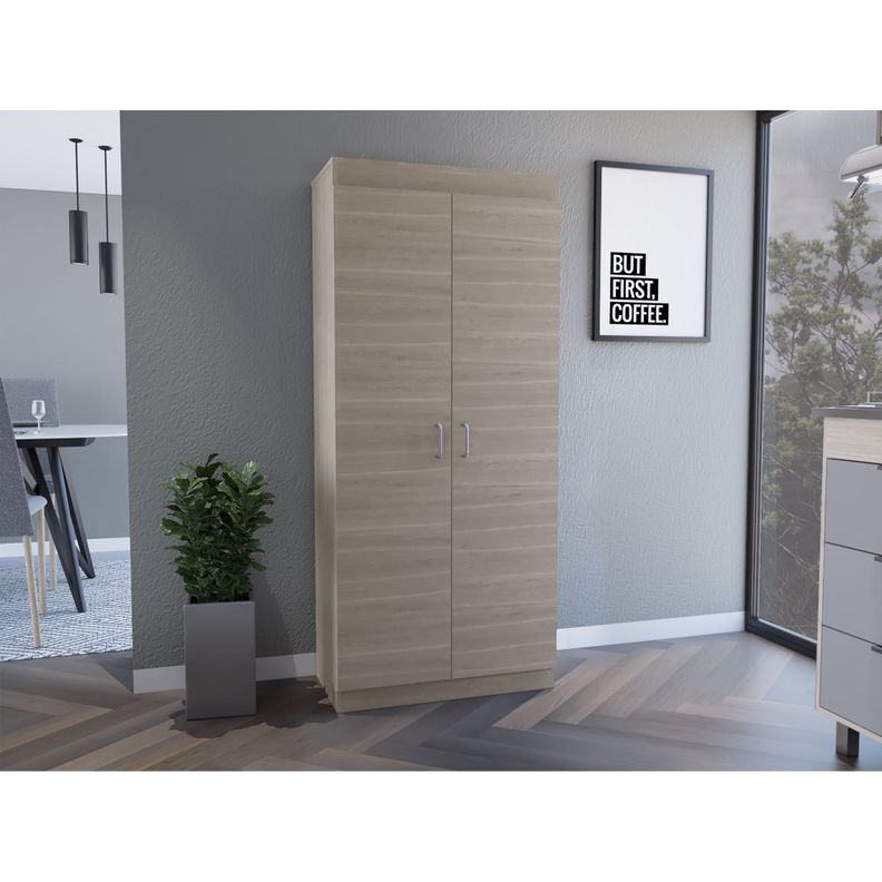 MUEBLE ALACENA 2 PUERTAS FM-012C - CAFÉ CLARO-4
