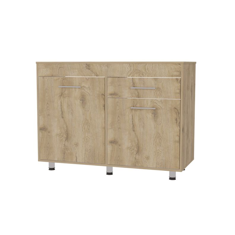 MUEBLE BASE 3 PUERTAS 1 CAJON MEALMINA FM-008C - CAFE CLARO-0