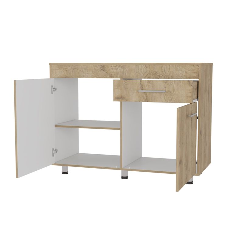 MUEBLE BASE 3 PUERTAS 1 CAJON MEALMINA FM-008C - CAFE CLARO-1