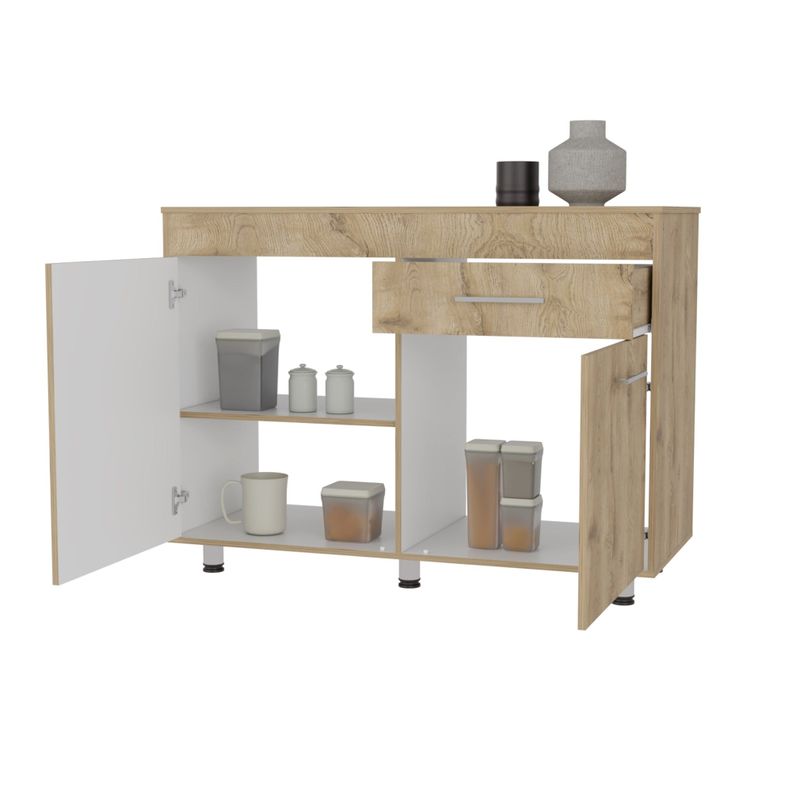 MUEBLE BASE 3 PUERTAS 1 CAJON MEALMINA FM-008C - CAFE CLARO-3