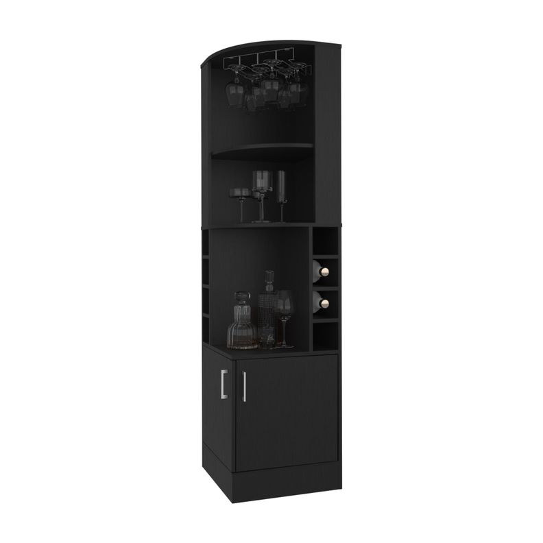 BAR ESQUINERO SOPORTE PARA COPAS FM-001N - NEGRO-2