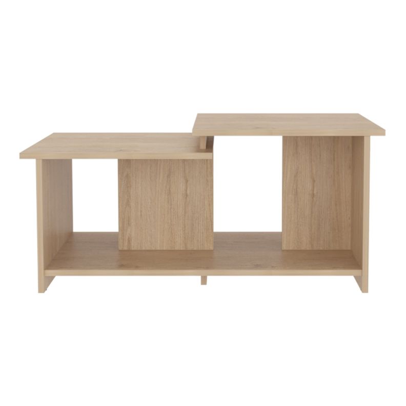 MESA DE CENTRO RECTANGULAR FM-016C - CAFE CLARO-1
