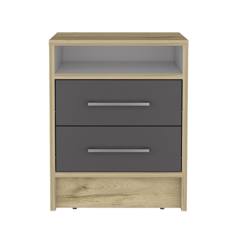 VELADOR 2 CAJONES FM-019B - BEIGE-1