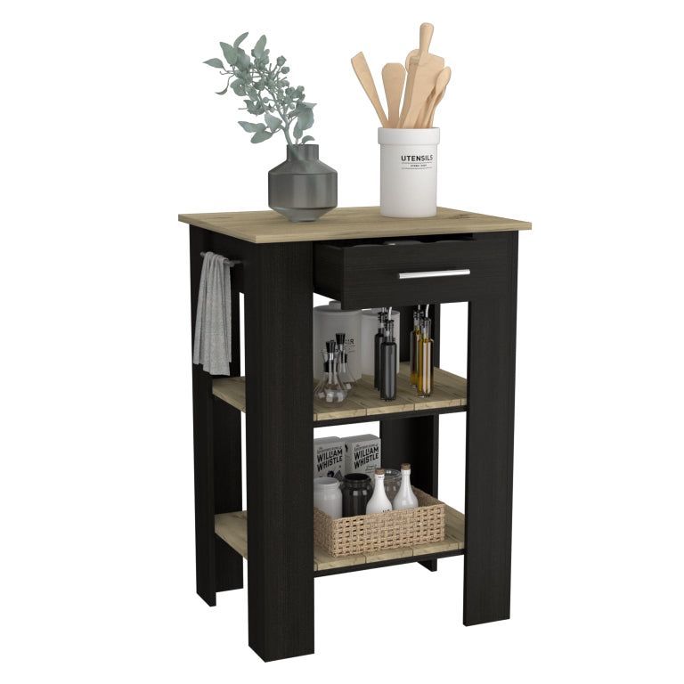 ISLA DE COCINA 1 CAJON FM-006N NEGRO-3