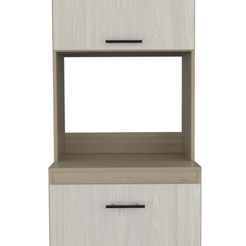 Mueble Microondas 2 Puertas 3 Repisas Fm-006E Beige-4