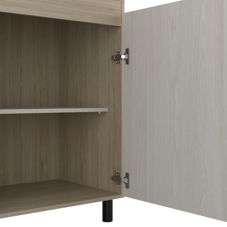 Mueble Microondas 2 Puertas 3 Repisas Fm-006E Beige-6