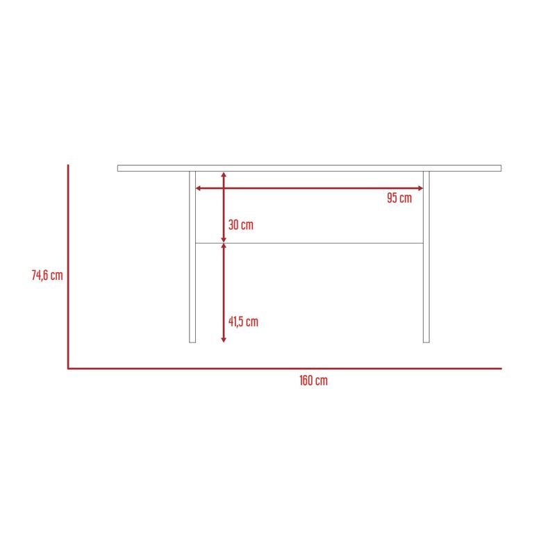 MESA DE COMEDOR FM-001C CAFÉ CLARO-6