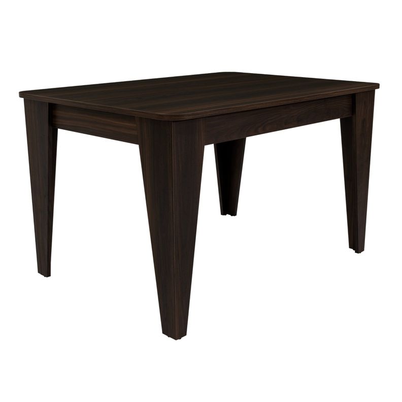 Mesa De Comedor 4 Puestos Fm-006O Café Oscuro-0