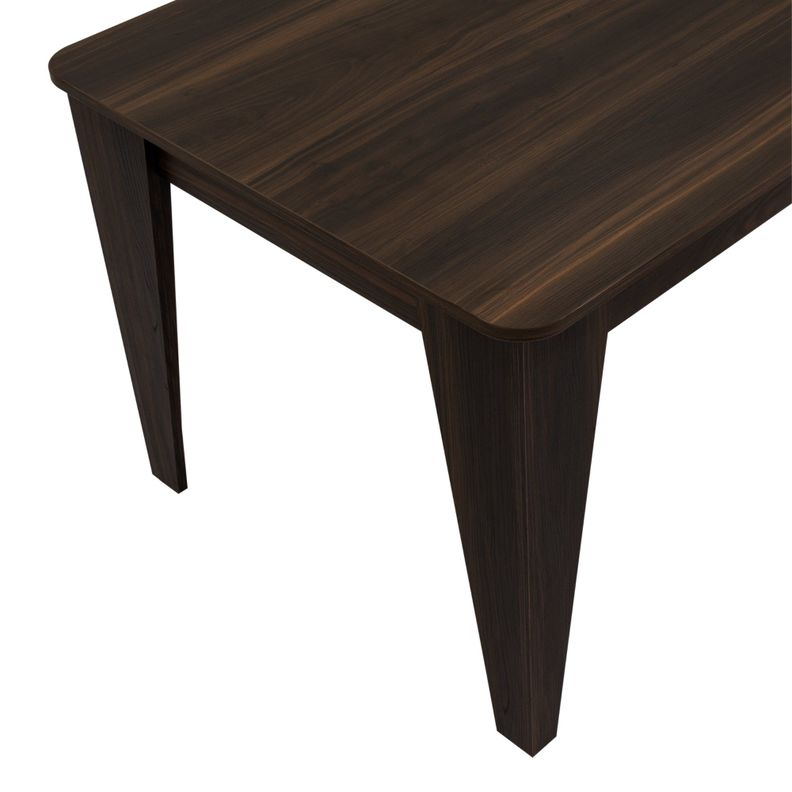 Mesa De Comedor 4 Puestos Fm-006O Café Oscuro-1