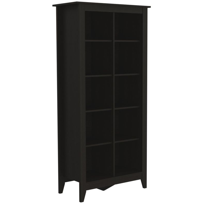 LIBRERO 8 ESTANTES FM-001W - NEGRO-0