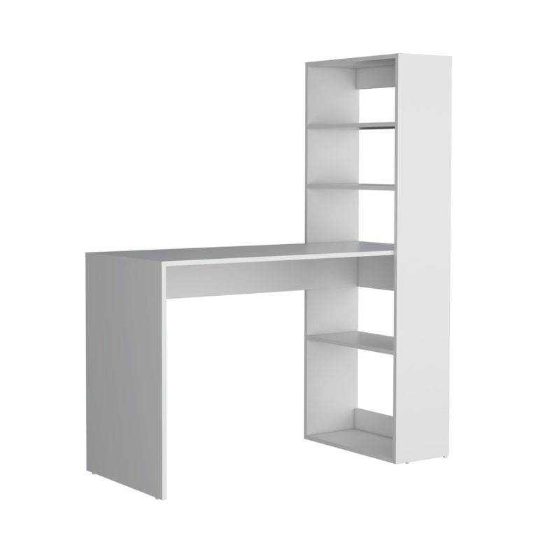ESCRITORIO BIBLIOTECA 144X120X53 CM FM-050B BLANCO-0