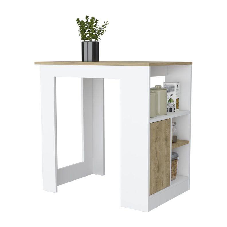 ISLA DE COCINA 1 PUERTA FM-010B BLANCO-2