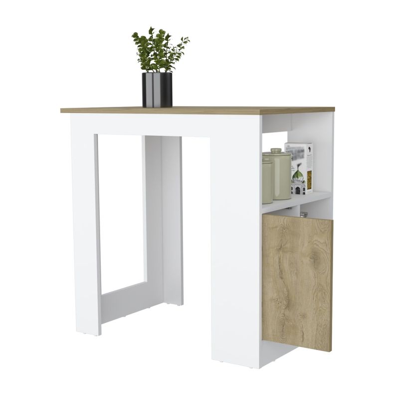 ISLA DE COCINA 1 PUERTA FM-010B BLANCO-3