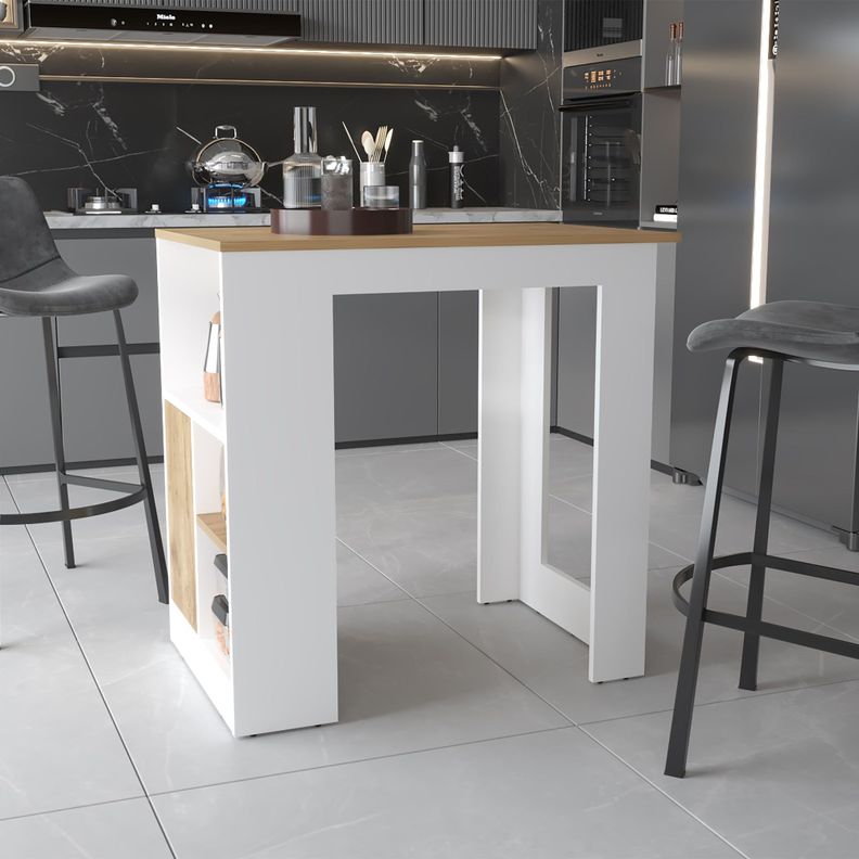 ISLA DE COCINA 1 PUERTA FM-010B BLANCO-4