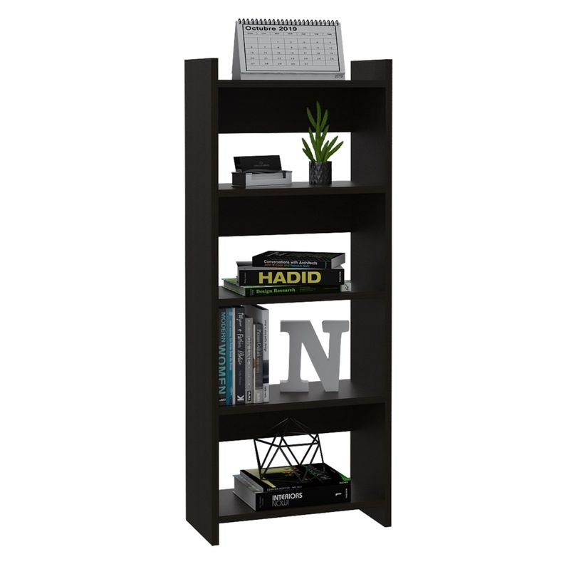 ESCRITORIO 1 CAJON + ESTANTE 5 REPISAS FM-011N NEGRO-3