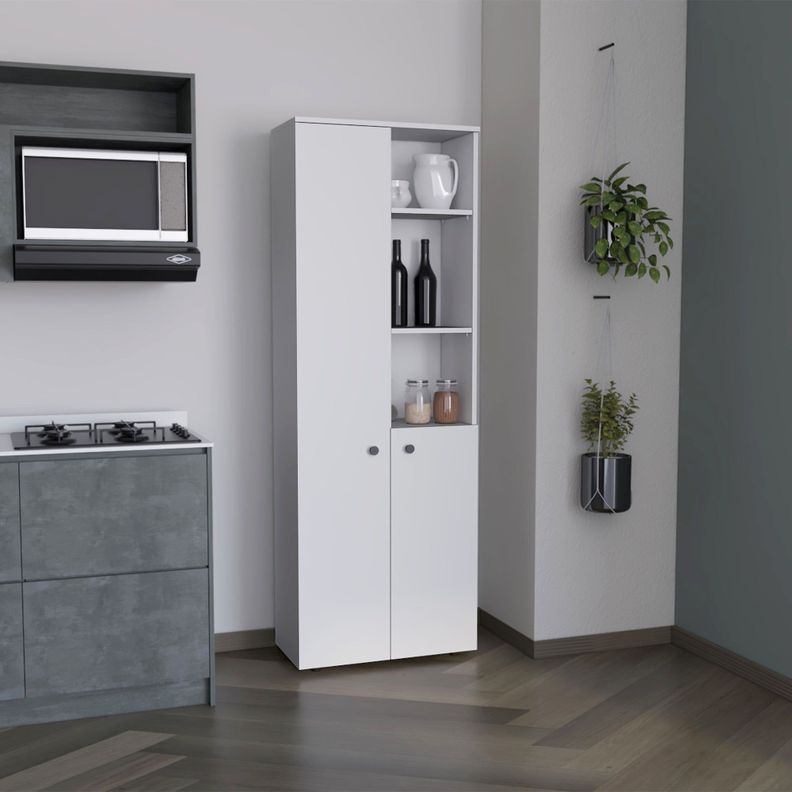 ISLA DE COCINA 2 PUERTAS FM-010B BLANCO-4