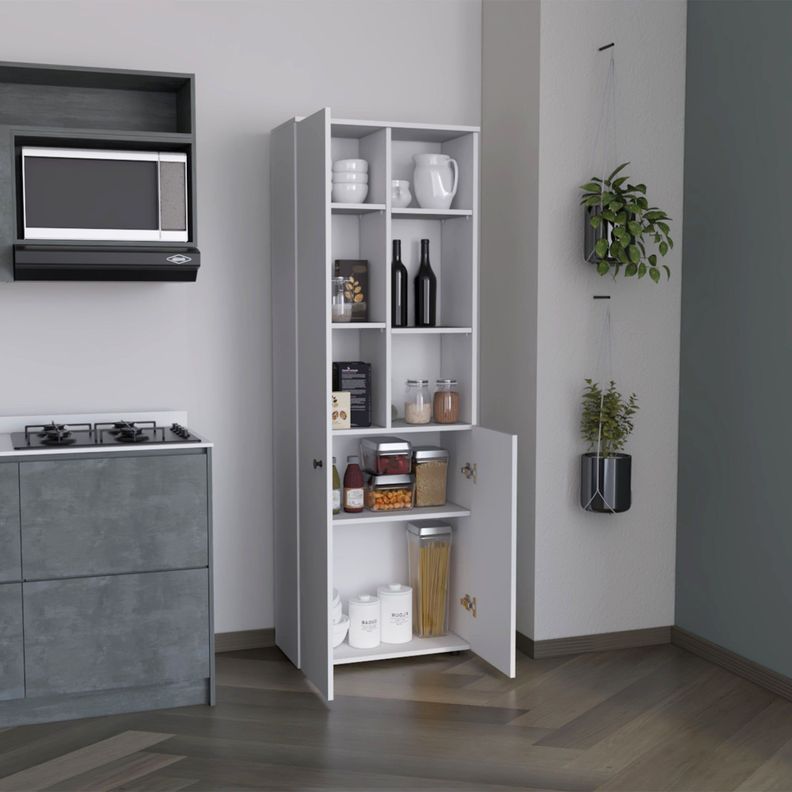 ISLA DE COCINA 2 PUERTAS FM-010B BLANCO-5