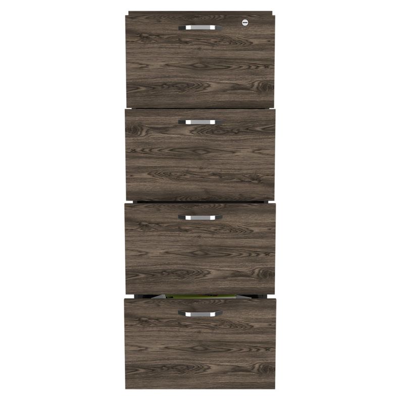 CAJONERA 132,2X47X5X45 CM FM-005N NEGRO Y CAFÉ OSCURO-3