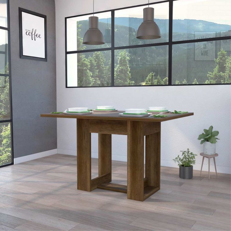 MESA DE COMEDOR FM-003O CAFÉ OSCURO-4