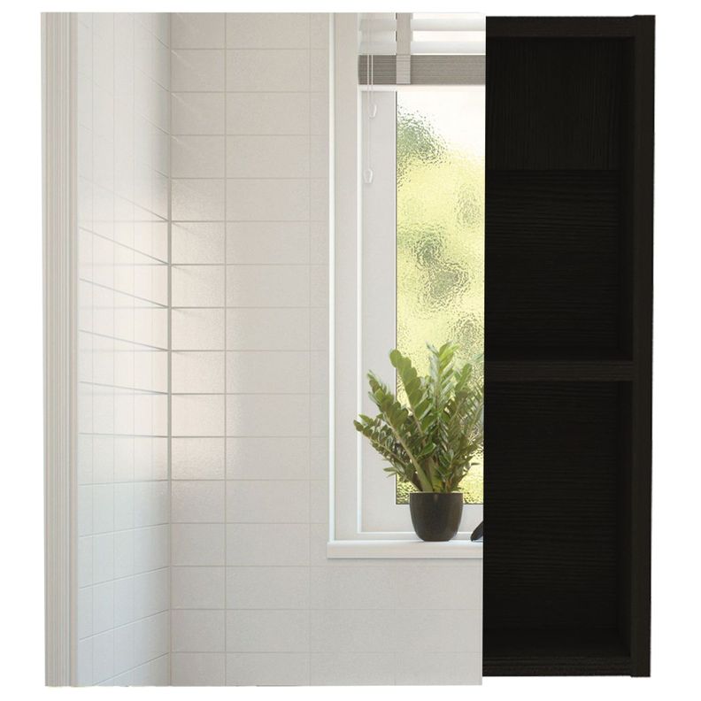 BOTIQUIN CON ESPEJO 1 PUERTA FM-017N - NEGRO-1