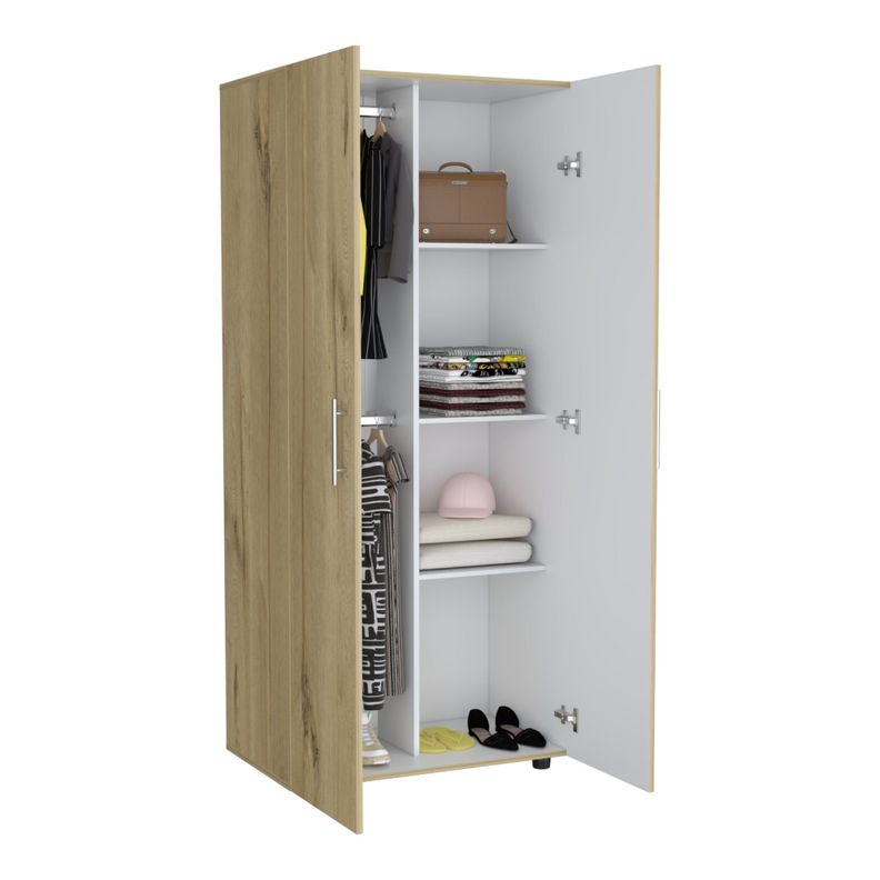CLOSET 2 PUERTAS FM-021C - CAFÉ CLARO-3