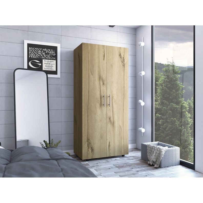 CLOSET 2 PUERTAS FM-021C - CAFÉ CLARO-4