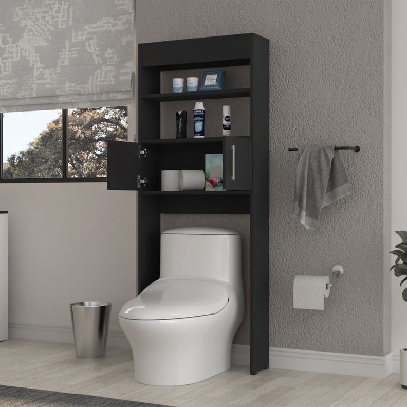 OPTIMIZADOR DE BAÑO CON 2 PUERTAS FM-008N - NEGRO-5