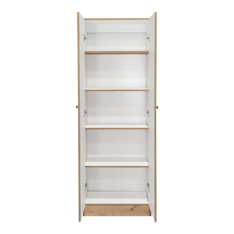 Closet 2 Puertas 5 Repisas Fm-010C Café Claro-4
