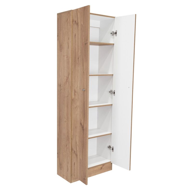 Closet 2 Puertas 5 Repisas Fm-010C Café Claro-5