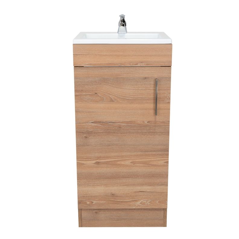 MUEBLE VANITORIO 1 PUERTA FM-005C CAFÉ CLARO-0