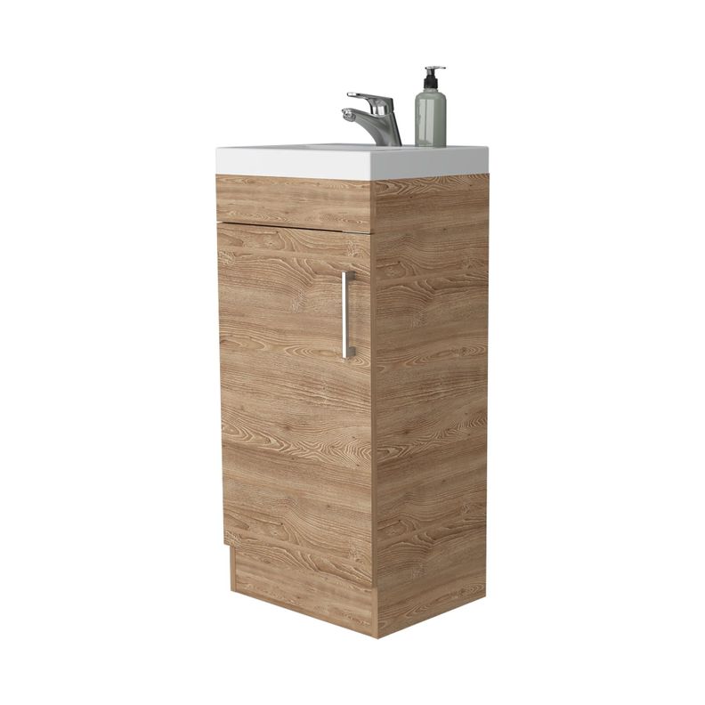 MUEBLE VANITORIO 1 PUERTA FM-005C CAFÉ CLARO-2