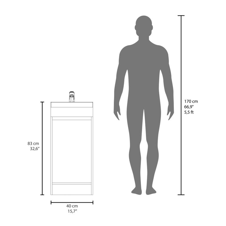 MUEBLE VANITORIO 1 PUERTA FM-005C CAFÉ CLARO-7