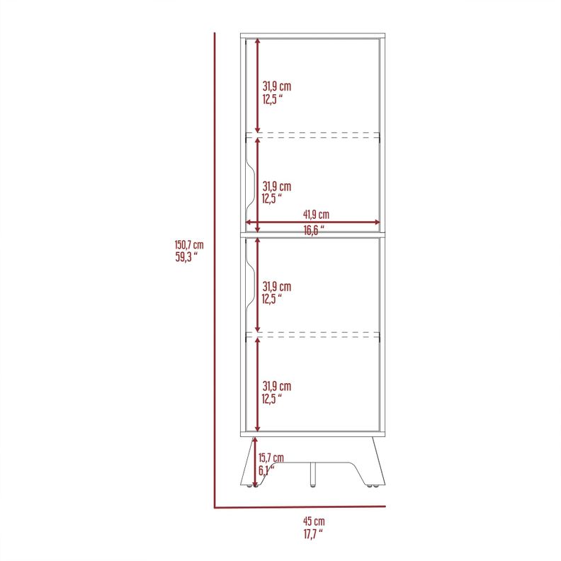 MUEBLE ALACENA 2 PUERTAS FM-002B BLANCO-7