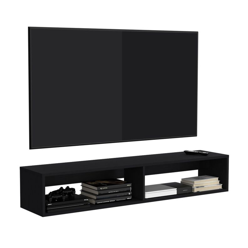 Repisa Flotente Tv 65" Fm-025N Negro-2