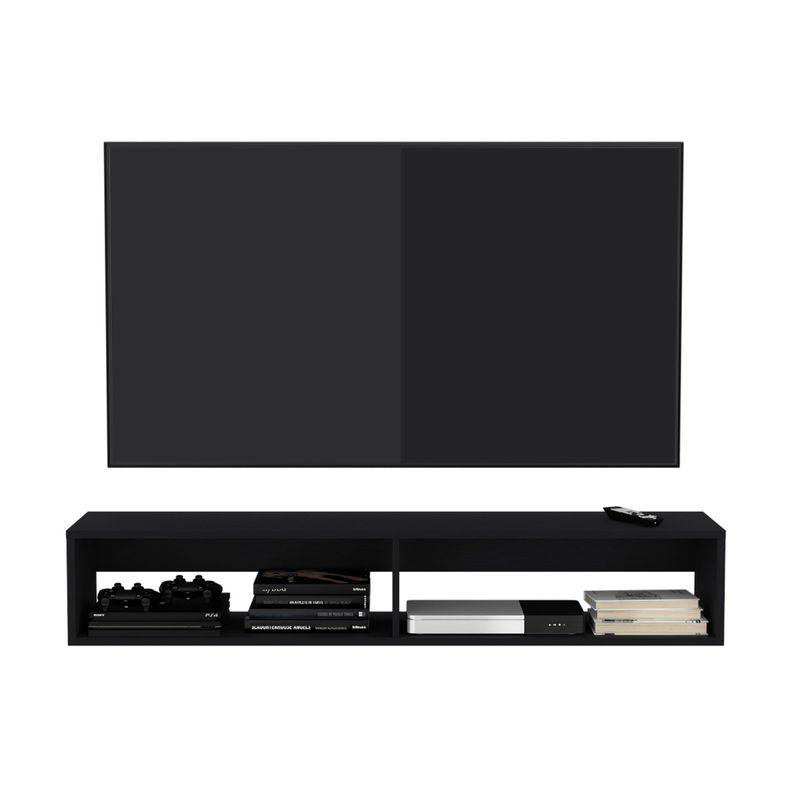 Repisa Flotente Tv 65" Fm-025N Negro-3