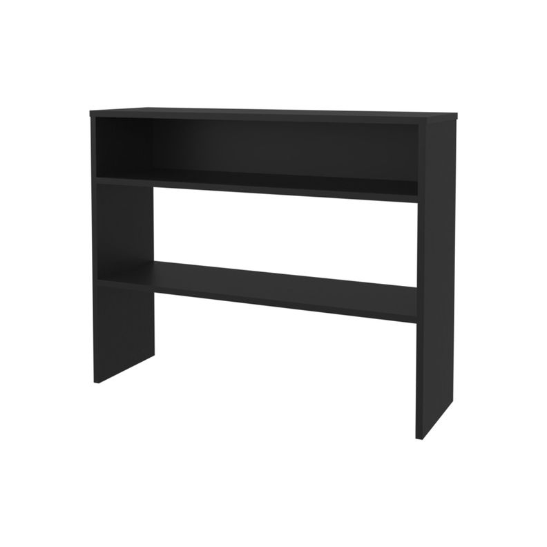 MUEBLE ARRIMO 2 REPISAS 80X100X30 CM FM-001N NEGRO-0