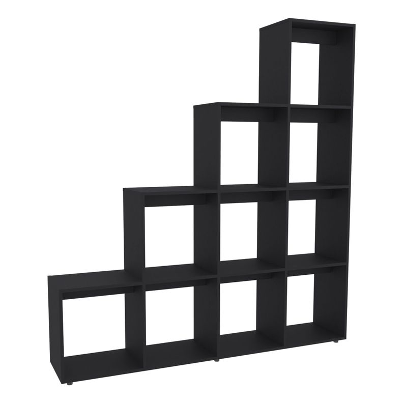 BIBLIOTECA FORMA ESCALERA FM-002N - NEGRO-0