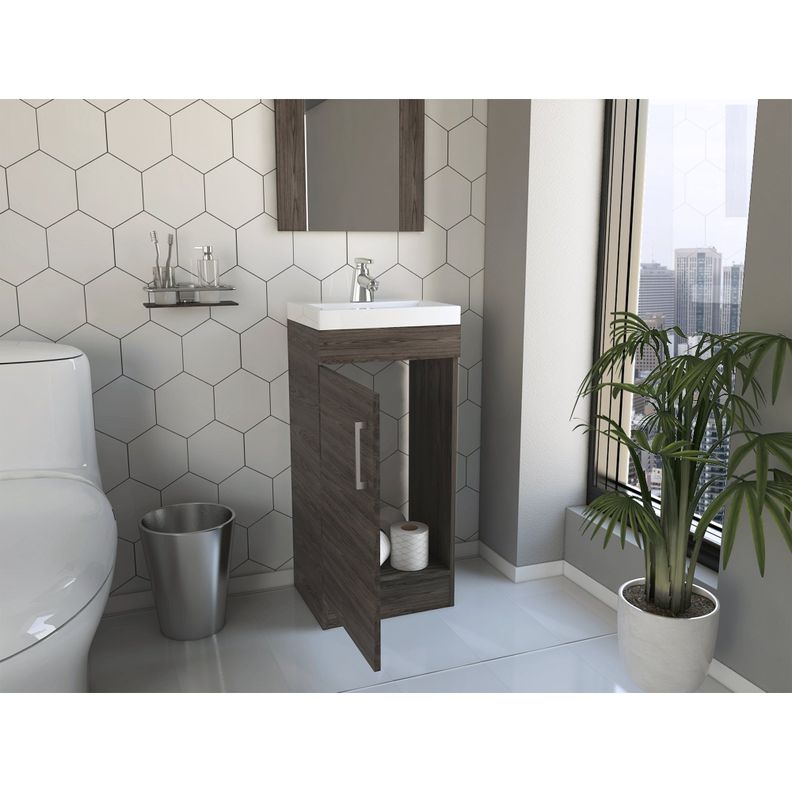 MUEBLE VANITORIO PISO 1 PUERTA FM-005O CAFÉ OSCURO-5