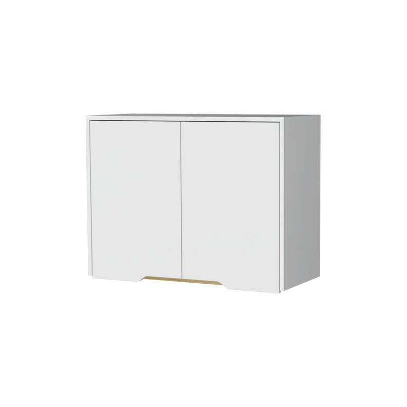 MUEBLE MURAL 80X60X34 2 PUERTAS FM-008B BLANCO-0