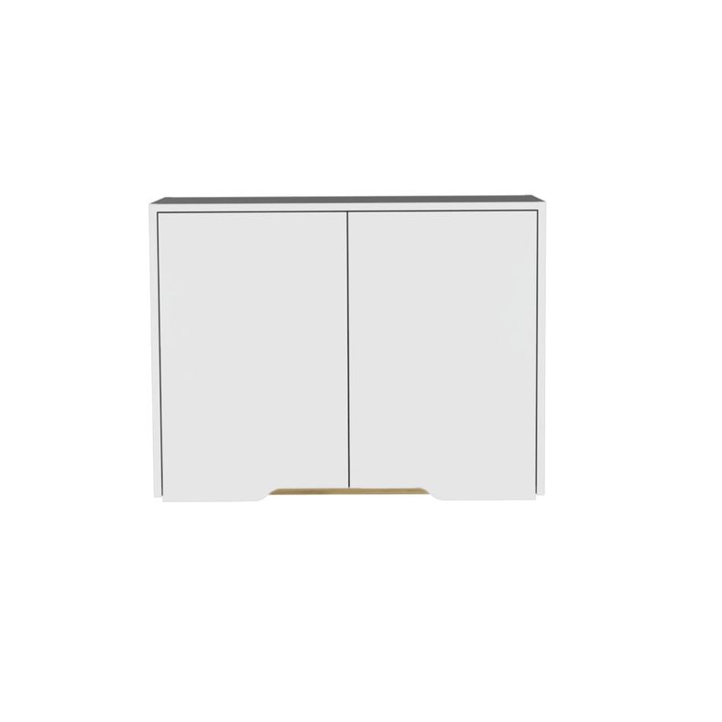 MUEBLE MURAL 80X60X34 2 PUERTAS FM-008B BLANCO-1