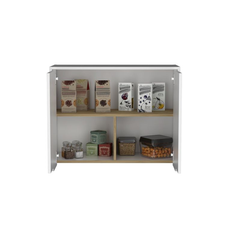 MUEBLE MURAL 80X60X34 2 PUERTAS FM-008B BLANCO-2