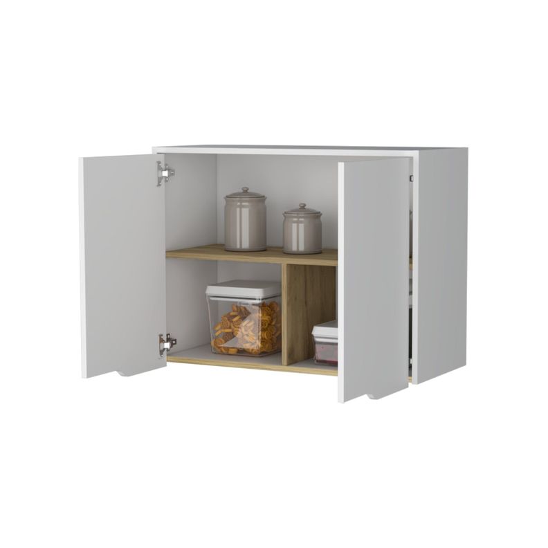 MUEBLE MURAL 80X60X34 2 PUERTAS FM-008B BLANCO-3